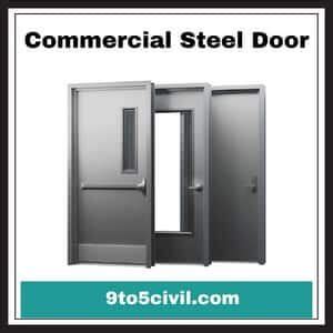 sheet metal door cost|commercial steel door installation cost.